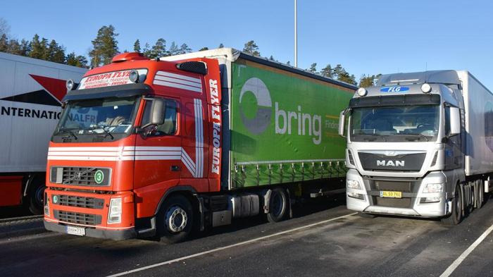 Denne Euro 3-lastebilen oppfyller ikke Brings egne miljøkrav. Foto: Stein Inge Stølen