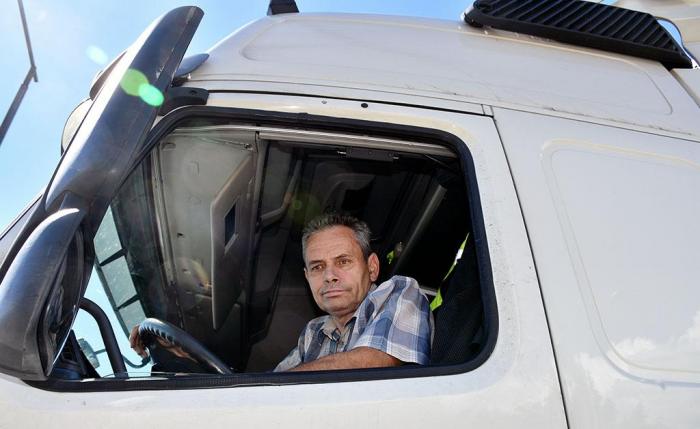 Poputa vil gjerne fortsette i lastebilyrket, men ønsker en arbeidsplass med bedre lønnsvilkår. Foto: Stein Inge Stølen