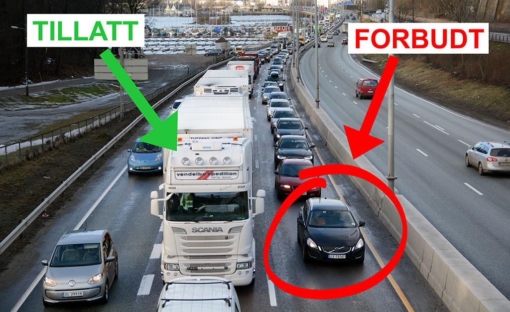 Dieselforbud i Oslo: Euro VI-lastebiler fritatt