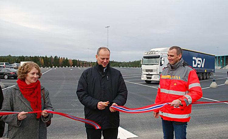 Ny gratis døgnhvileplass åpnet: Plass til 100 lastebiler