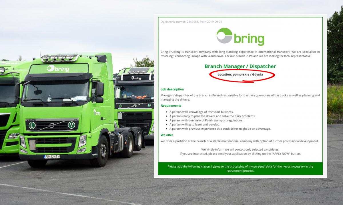 Bring Trucking utvider og etablerer seg i Polen