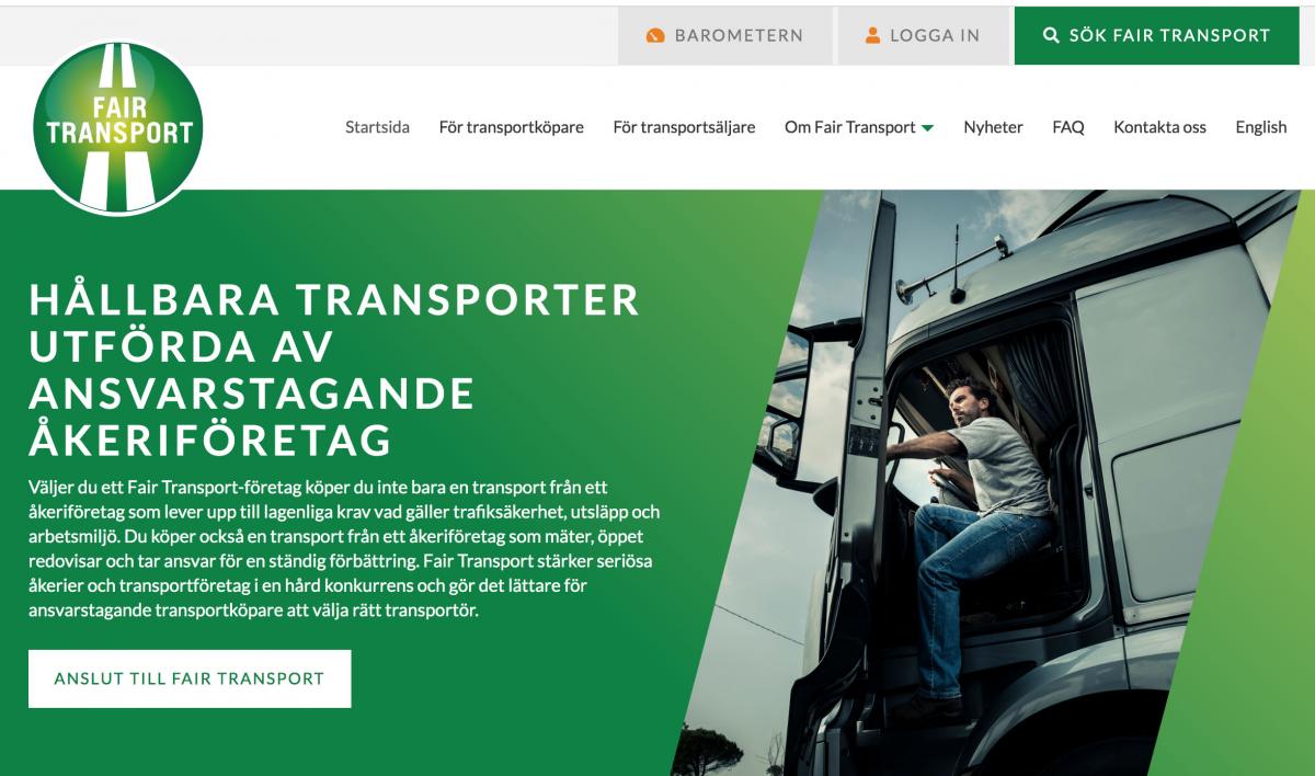 Nå er Sveriges Fair Transport-satsing «online»