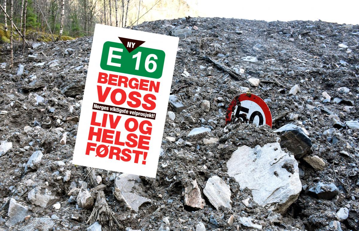 På lørdag blir det E16-konvoi fra Åsane til Voss