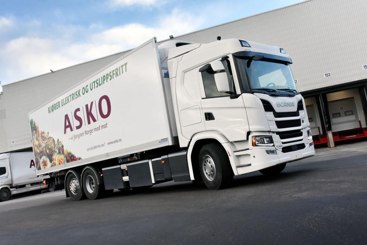 Scania og ASKO overrasket med ny batterielektrisk lastebil i Oslo