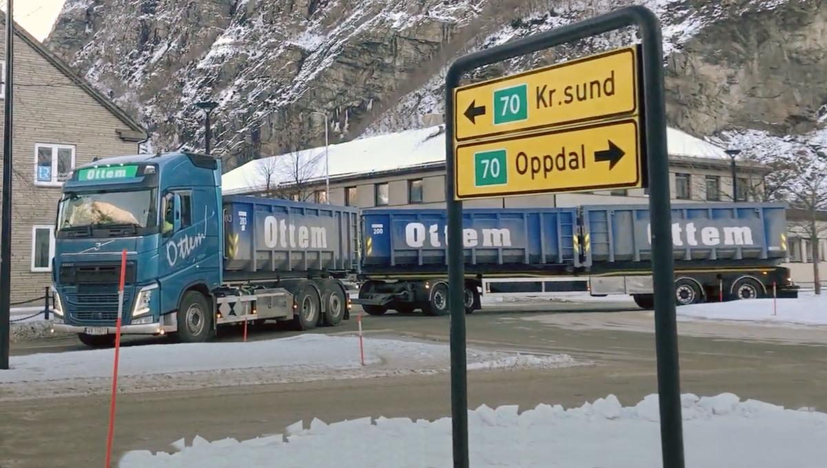 Nå kan du møte modulvogntog på fylkesveger i Møre og Romsdal