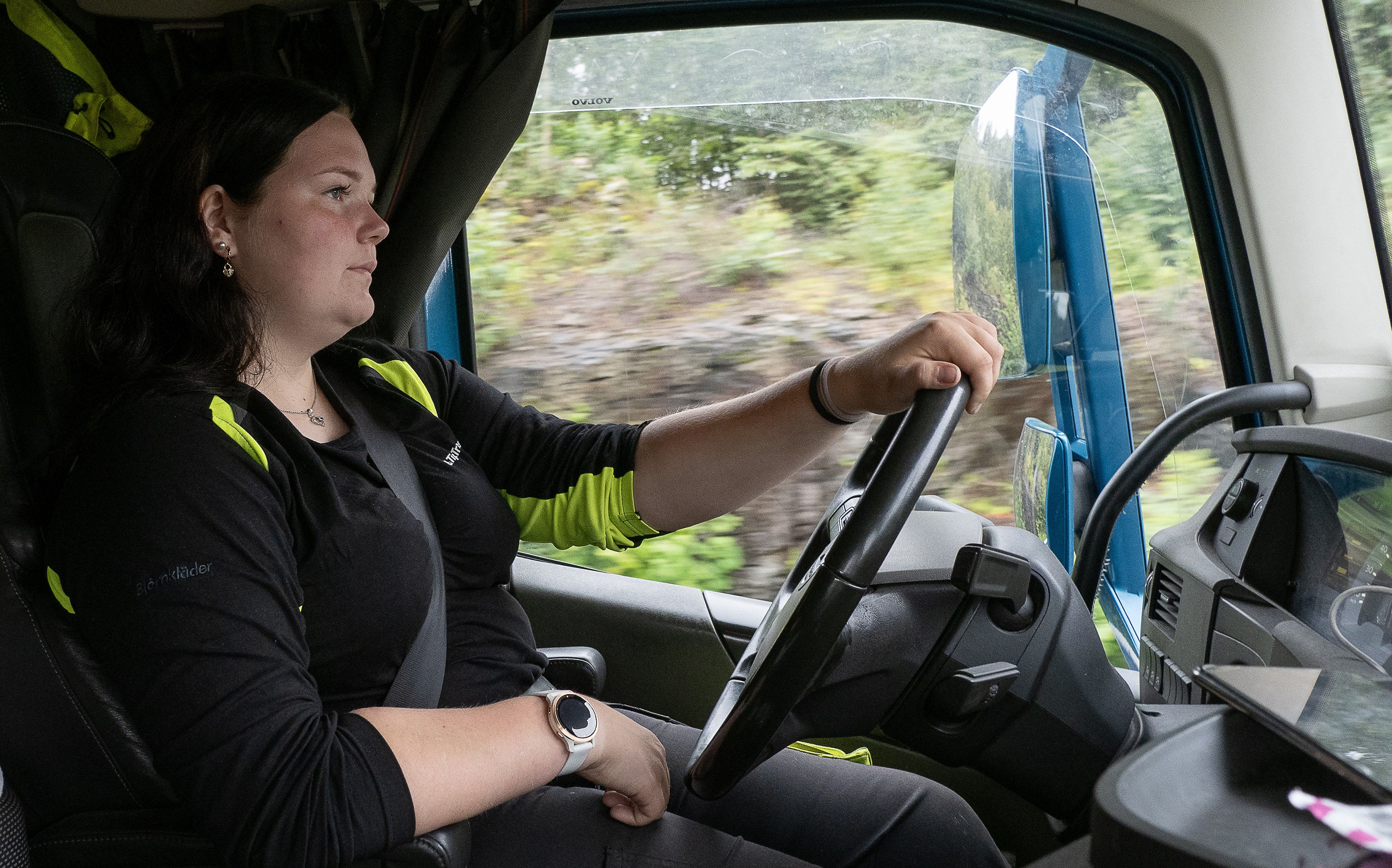 Ung i transport:  – Måtte bare bli lastebilsjåfør 