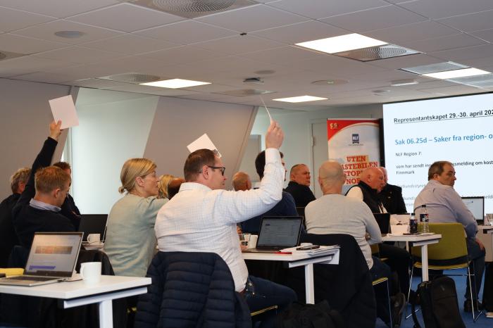 NLF med tydelige krav: Syv resolusjoner vedtatt 