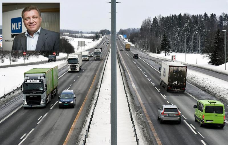 NLF-direktør Geir A. Mo finner mye godt nytt for lastebilfolket i regjeringens forslag til NTP. Foto: Stein Inge Stølen 