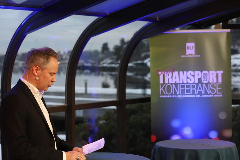 Samferdselsminister Jon-Ivar Nygård (AP var blant deltagerne på Transportkonferansen 2022. Foto: André Kjernsli