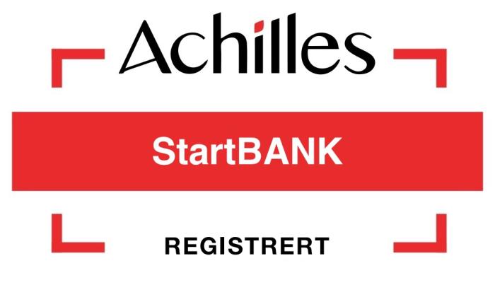 Vi er godkjent bedrift i Achilles Startbank 