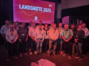 Noen av de som representerte regionen på landsmøtet