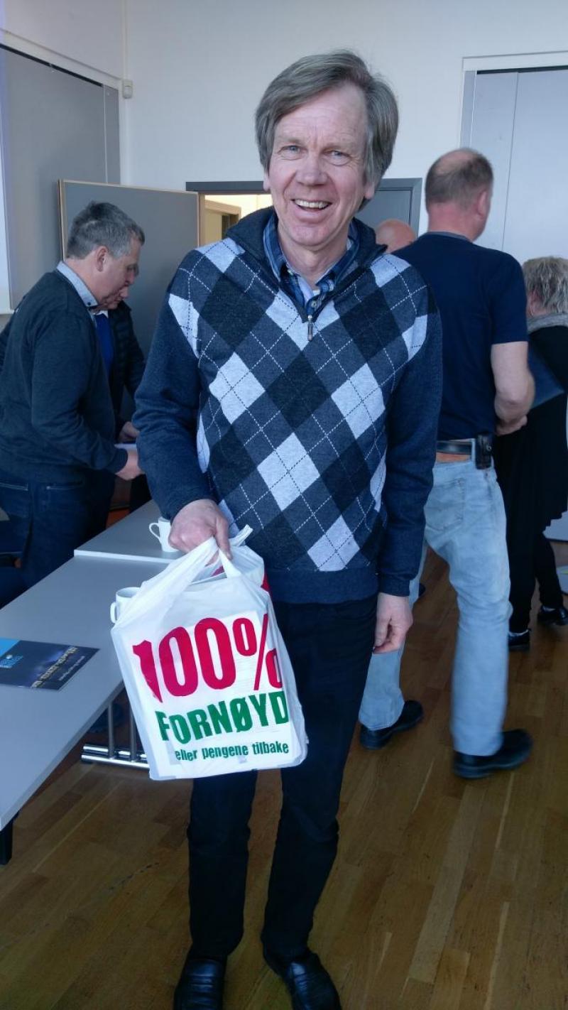 Inge har levert regnskap. Og årsmøtet var 100% fornøyd