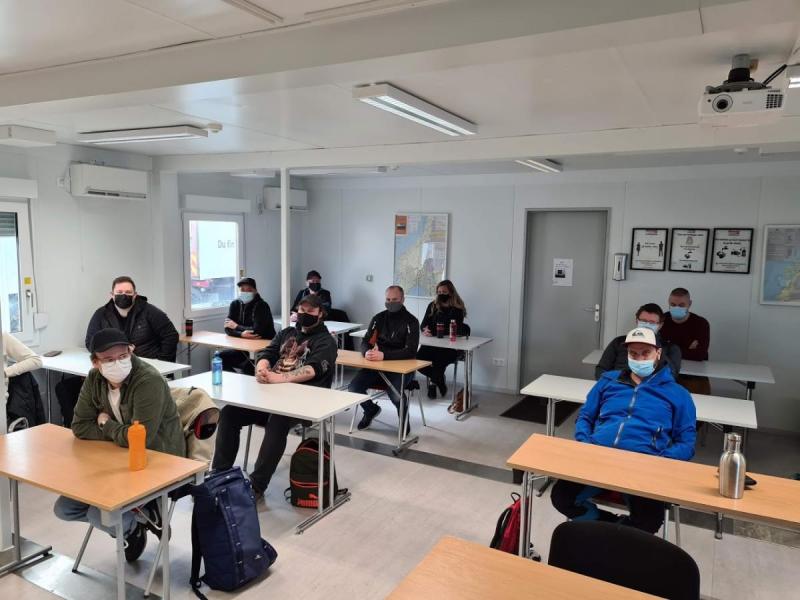 Første dag på vegen mot å bli  yrkessjåfør