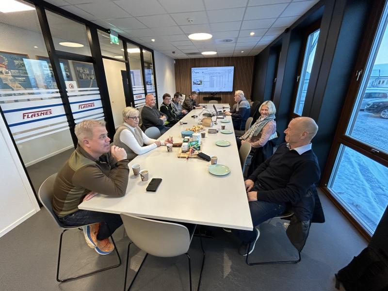 Styremøte hos Erik Flasnes