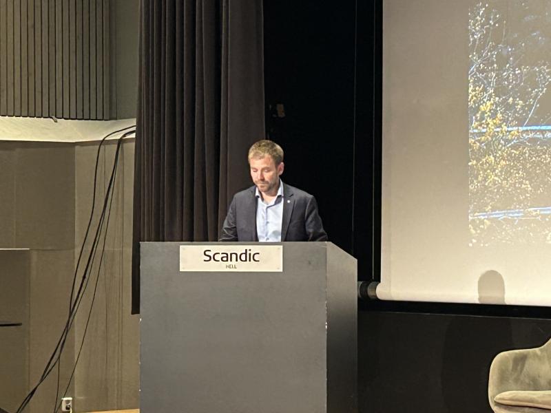 Tom Kalsås Statssekretær samferdsel departementet startet vegkonferansen 2023