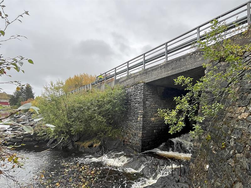 Kverndammen bru. (Foto: Martin Wikstrøm, Trøndelag fylkeskommune).