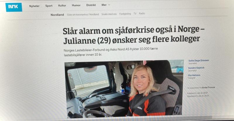 faksimile fra nrk.no