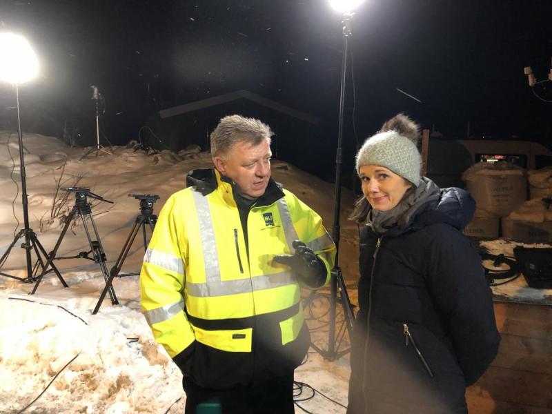 Adm. dir Geir A. Mo representerte NLF under tirsdagens direktesending fra Saltdalen