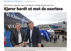Tidligere adm.dir og fylkesleder i Nordland, under turneen 2021
