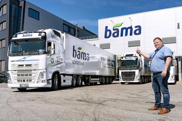 Alle sjåførene hos BAMA Logistikk får opplæring i «grønn kjøring». Sjåførene har tatt utfordringen på strake arm og bidrar gjerne til den grønne satsningen. Foto: Jamieson Pothecary