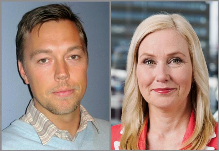 Rickard Gegö og Anna Frida Wiktoria Johansson. Foto: SÅ/ Socialdemokraterna
