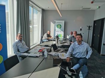 Roar, Tore, Kai K, Kjell H og Jarl under Representantskapet