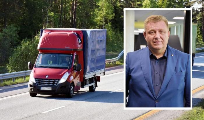 NLF-direktør Geir A. Mo krever strakstiltak fra myndighetene for å hindre at trafikkfarlige varebiler kjører på norske veger. Foto: Stein Inge Stølen