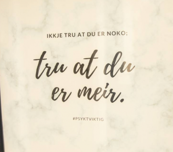 Slagord fra Evan sin skole