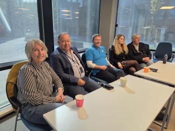 Disse hadde bedriftspresentasjoner for kandidatene