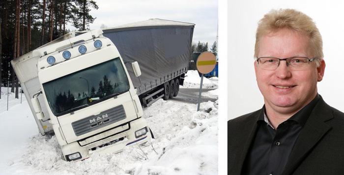 - Vår forskning viser at EU-trailere med korte trekkvogner utgjør en betydelig trafikkfare, sier Johan Granlund som er teknisk sjef for vegteknikk ved WSP i Sverige. Foto: Per Thomson / WSP
