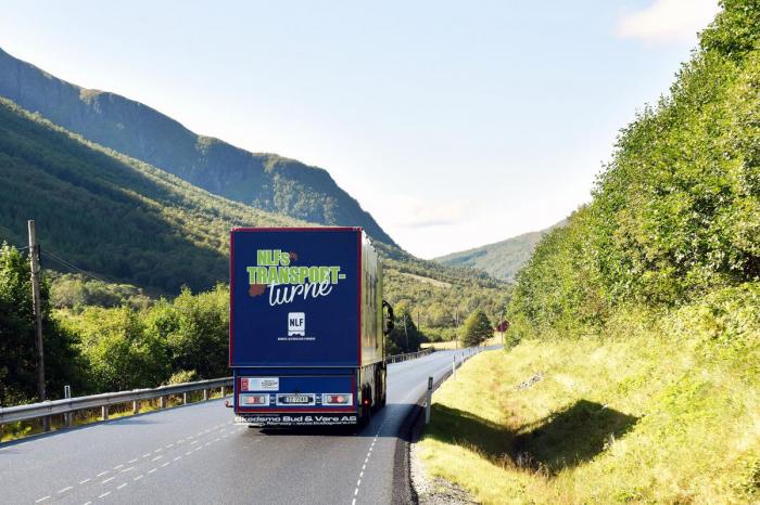 NLF-traileren har tilbakelagt nærmere 7 000 kilometer på sin reise gjennom landet. Foto: Stein Inge Stølen