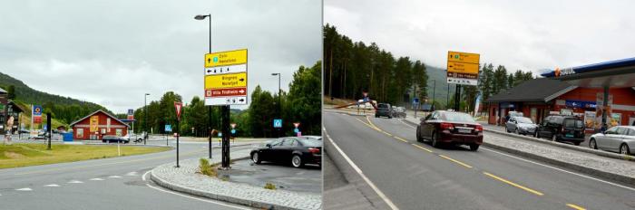 NORESUND: Døgntrafikken forventes halvert gjennom Noresund sentrum.