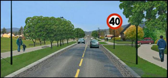 MILJØGATE: Ringerike kommune ville at trafikken fortsatt skulle gå gjennom Sokna sentrum. Dermed ble det en 