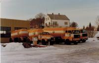 Våre 3 første bulkbiler i 1976