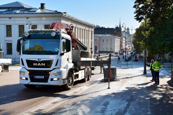 I år, som ved tidligere år (bortsett fra 2017) gikk oppdraget til Transportsentralen Oslo AS. Foto: Knut Gravråk