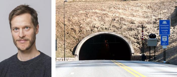 Forsker Tor-Olav Nævestad har gjennomgått samtlige tunnelbranner mellom 2008 og 2015. Funnene viser en klar sammenheng mellom branner i tyngre kjøretøy og undersjøiske tunneler. Foto: TØI / Wikipedia Commons