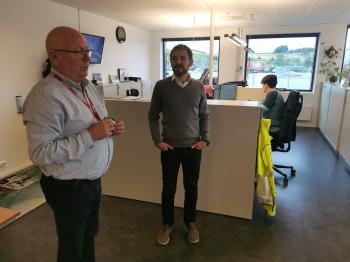 Kalsås på bedrift besøk