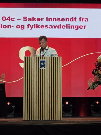 Sigmundsen under landsmøtet