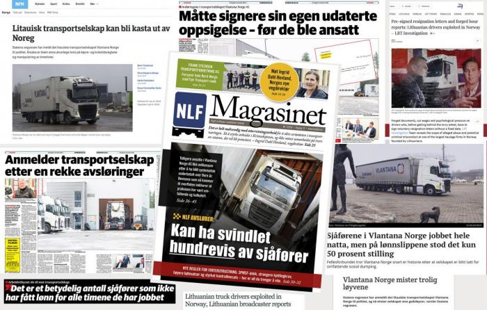 Vlantana Norge-skandalen har skapt et hundretalls overskrifter i medier både i Norge og utlandet. Foto: Collage