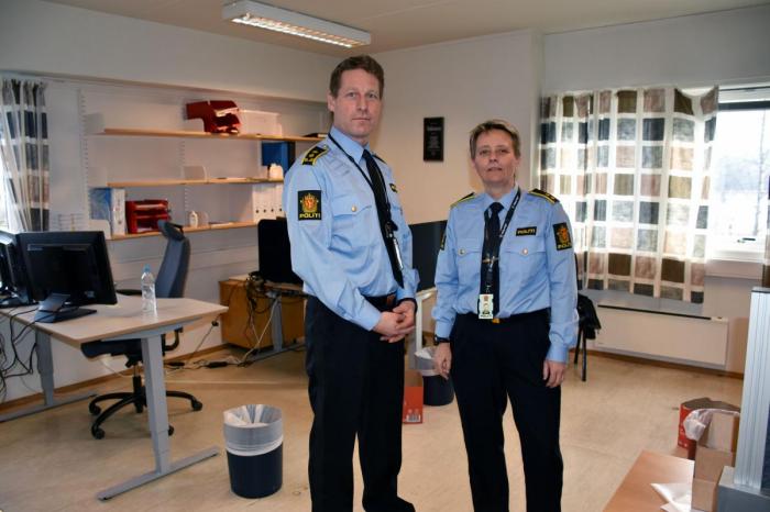 Politiadvokat Christian Eckhoff og etterforskningsleder Hilde Foseid Haugli er godt i gang med Vlantana Norge-saken. Foto: Stein Inge Stølen