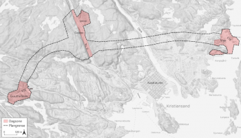Ytre ringvei rundt Kristiansand