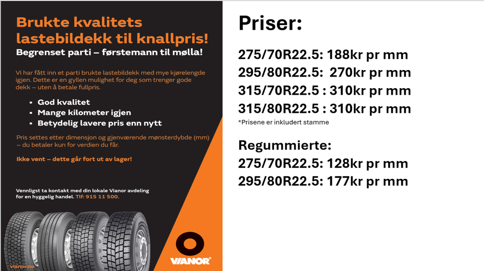 Ekstra gode dekkavtaler for NLF-medlemmer