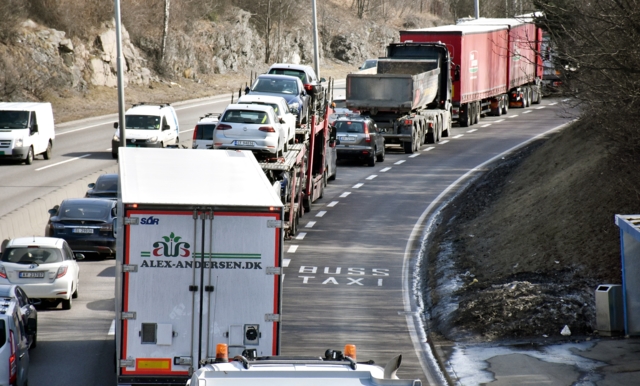 NLF har fått gjennomslag: Vegvesenet foreslår tungtrafikkfelt på E18 