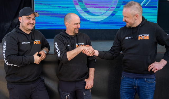 På pallen som norgesmester for tredje året på rad