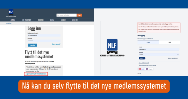 Nå kan du selv flytte til NLFs nye medlemssystem