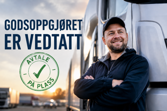 Godsoppgjøret er vedtatt.