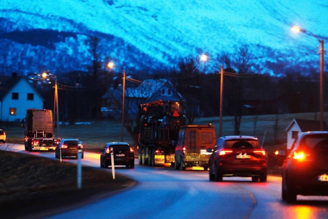 Stor militær trafikk i Narvik og Nord-Troms under Cold Response 2026