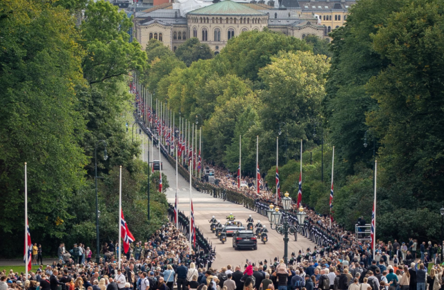 Kong Harald Vs gravferd: Deler av Oslo stenges