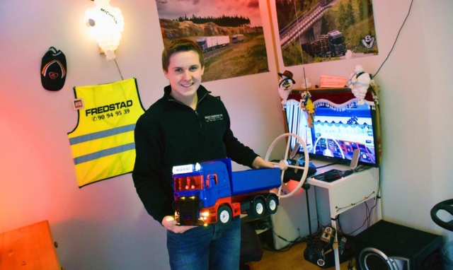 Hein Høljeneset er 15 år gammel... og lastebileier!