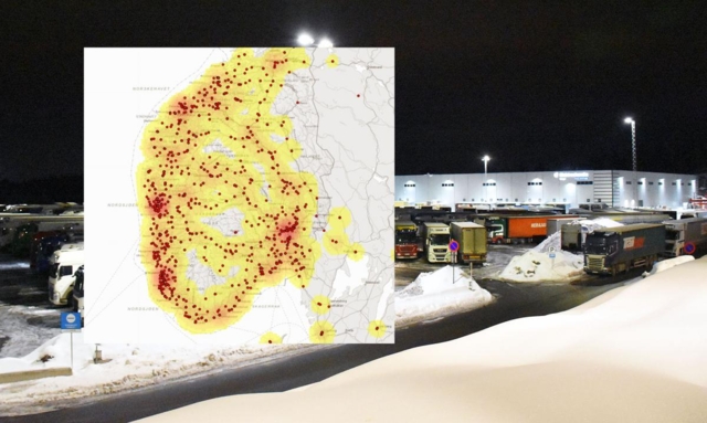 Se hvor sjåførene tar døgnhvilen